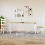 Spisebord Corona Hvit 180X90X75 Cm Heltre Furu