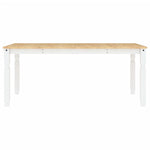 Spisebord Corona Hvit 180X90X75 Cm Heltre Furu