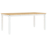 Spisebord Corona Hvit 180X90X75 Cm Heltre Furu