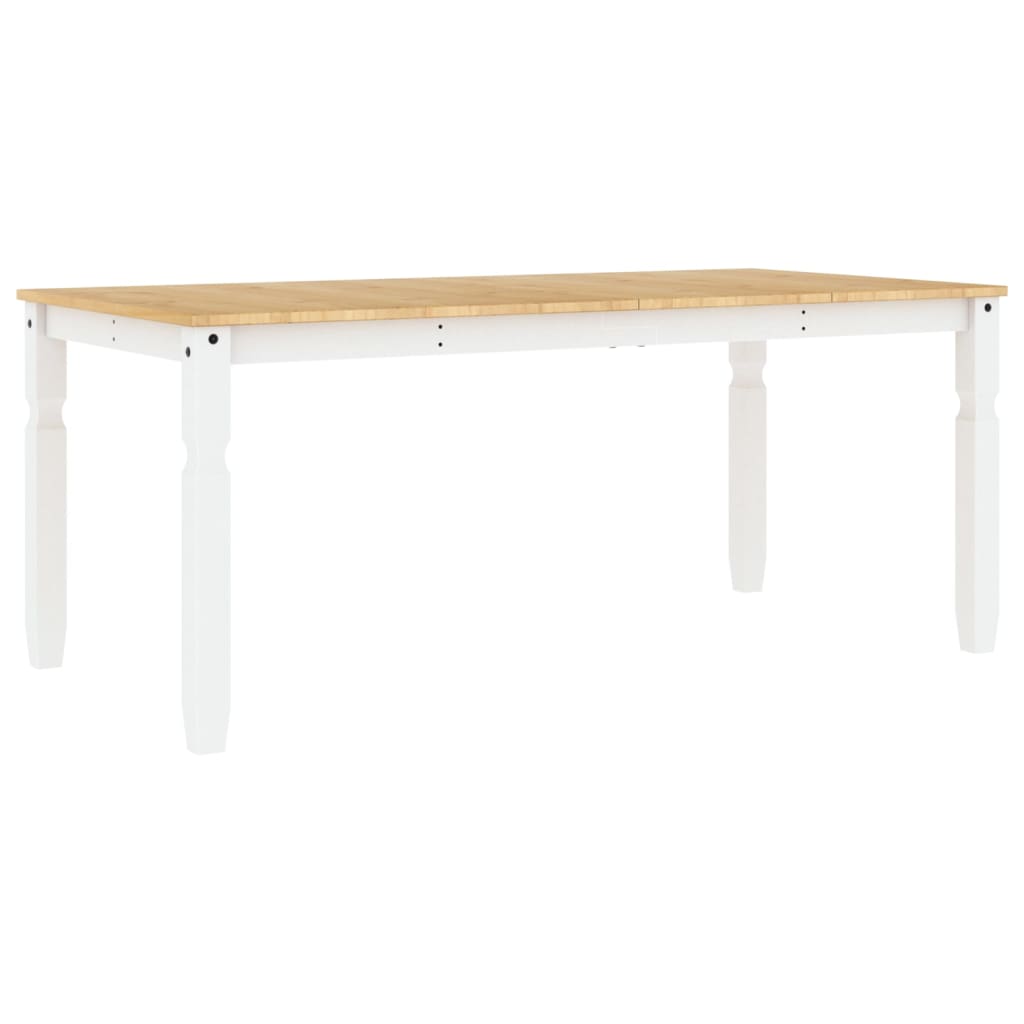 Spisebord Corona Hvit 180X90X75 Cm Heltre Furu