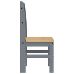 Spisestoler 2 Stk Grå 40X46X99 Cm Heltre Furu