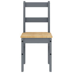 Spisestoler 2 Stk Panama Grå 40X46X90 Cm Heltre Furu