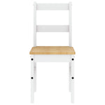 Spisestoler 2 Stk Panama Hvit 40X46X90 Cm Heltre Furu