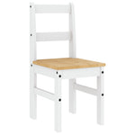 Spisestoler 2 Stk Panama Hvit 40X46X90 Cm Heltre Furu