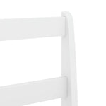 Spisestoler 2 Stk Panama Hvit 40X46X90 Cm Heltre Furu