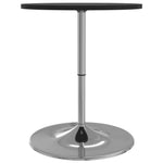 Barbord Svart 60X60X90 Cm Konstruert Tre Og Forkrommet Stål