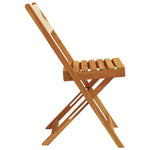 Sammenleggbare Hagestoler 4 Stk Beige Heltre Akasie