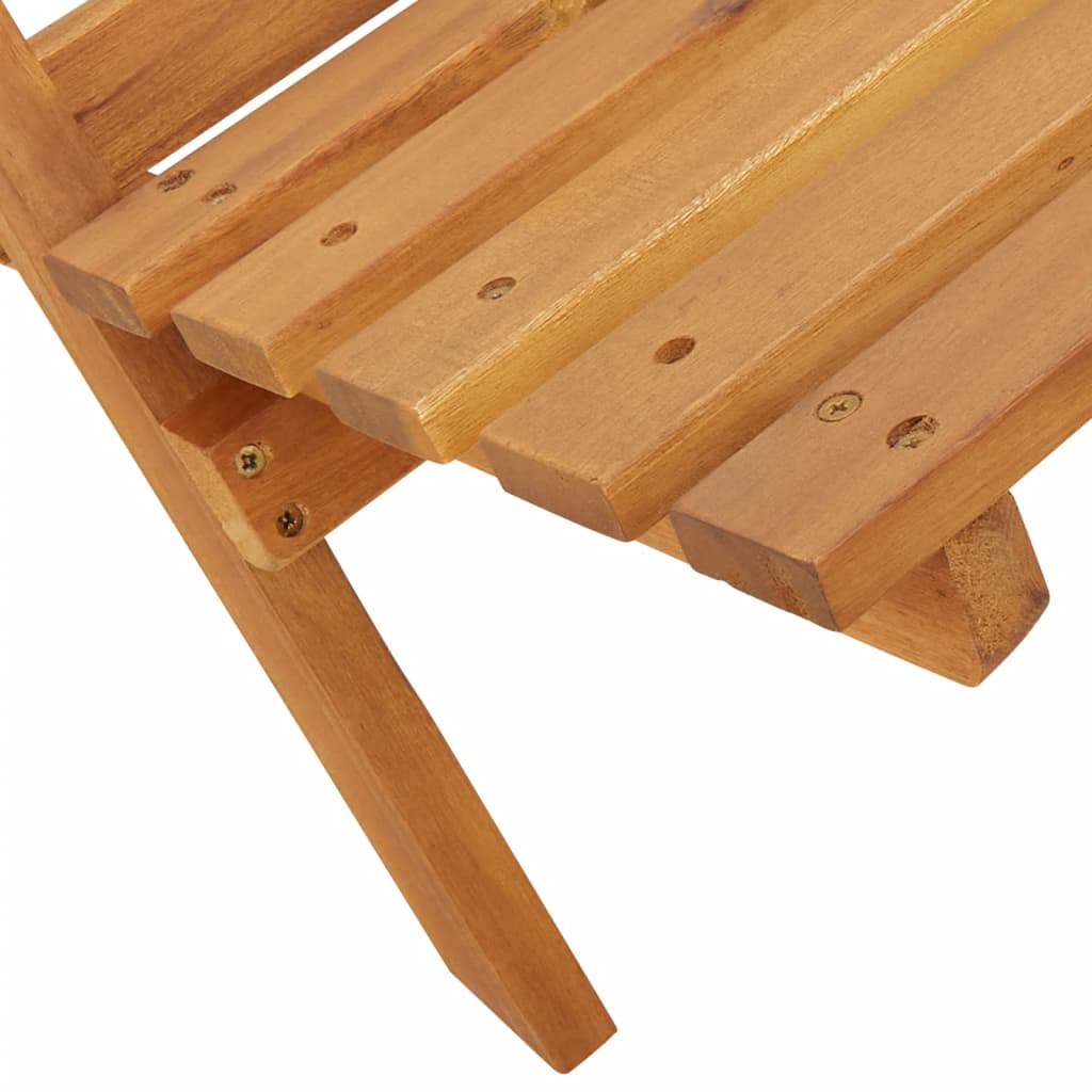Sammenleggbare Hagestoler 4 Stk Beige Stoff Og Heltre