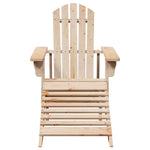 Adirondack-Stol Med Ottoman Heltre Gran