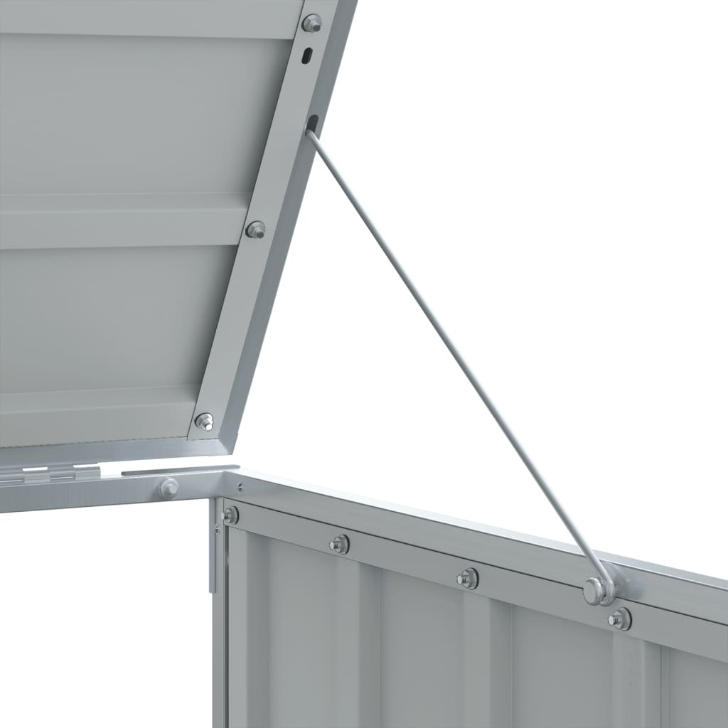 Søppeldunkskur For Enkelt Dunk Antrasitt 72X81X115 Cm Stål