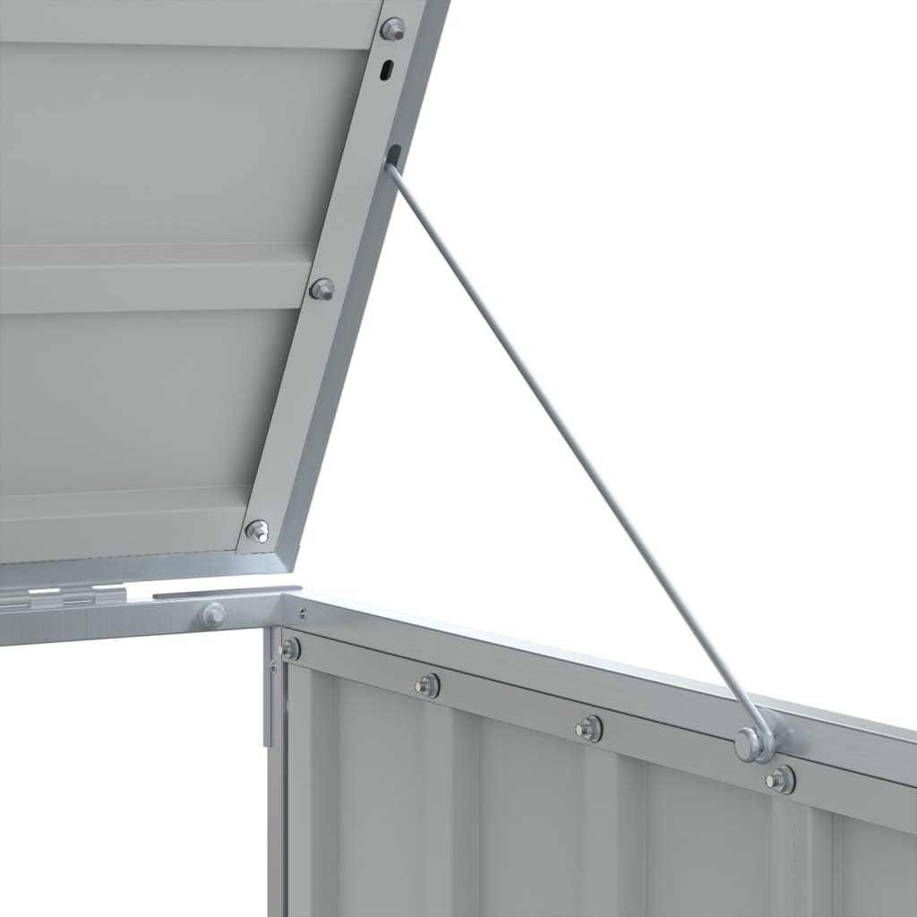 Søppeldunkskur For 2 Dunker Antrasitt 144X81X113 Cm Stål
