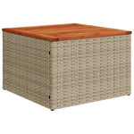 Hagesofagruppe Med Puter 11 Deler Beige Polyrotting