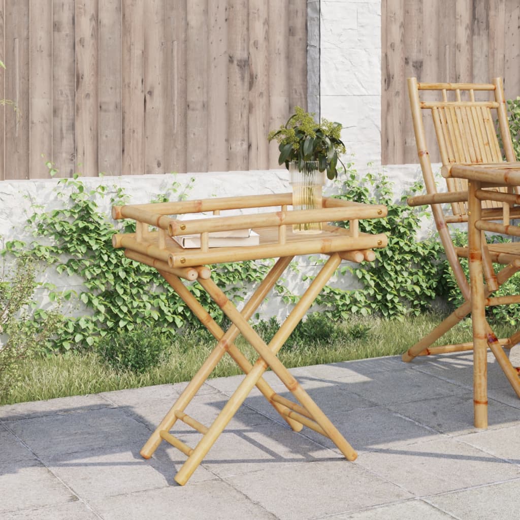 Sammenleggbart Brettbord 60X40X68 Cm Bambus