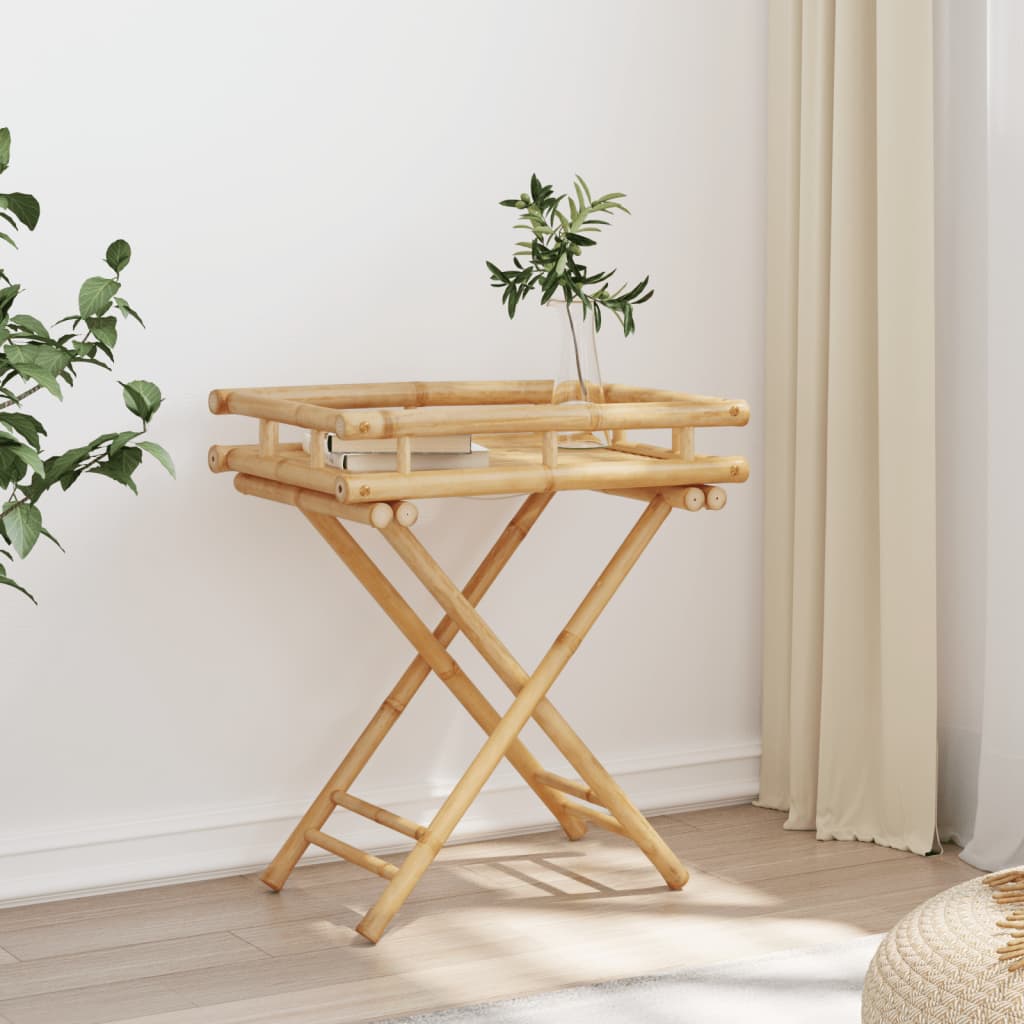 Sammenleggbart Brettbord 60X40X68 Cm Bambus
