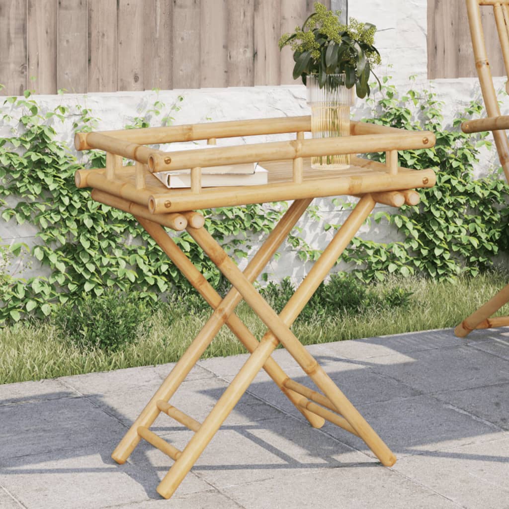 Sammenleggbart Brettbord 60X40X68 Cm Bambus