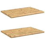 Badematter 2 Stk 50X35 Cm Bambus