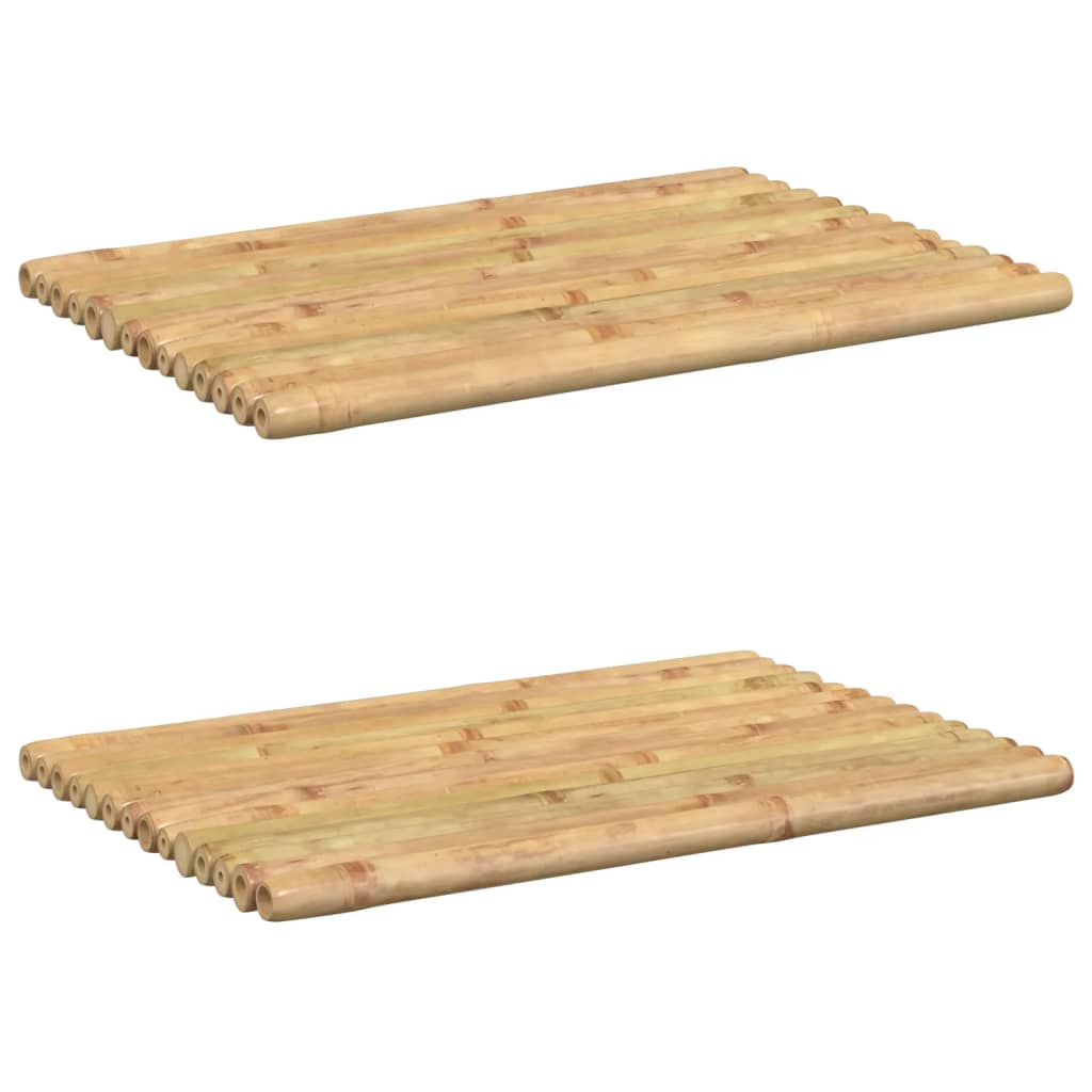 Badematter 2 Stk 50X35 Cm Bambus