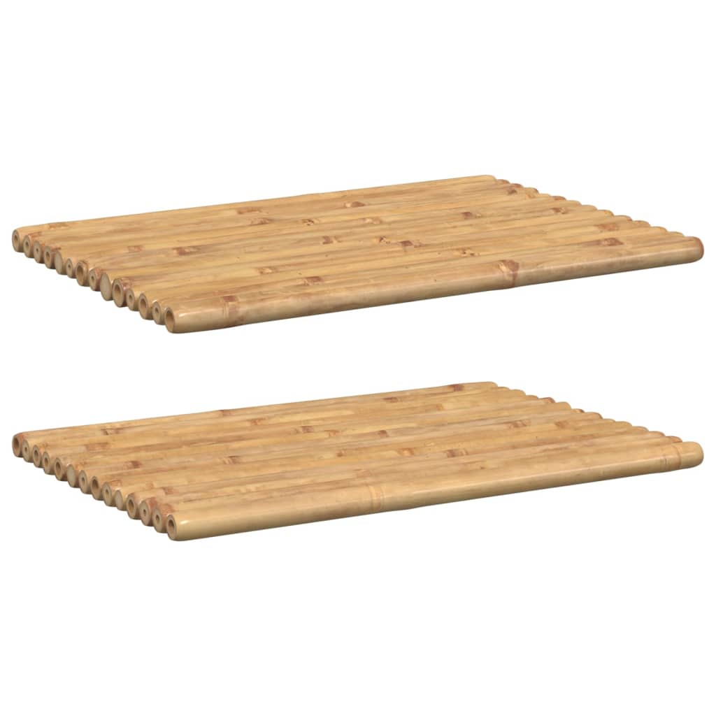 Badematter 2 Stk 70X50 Cm Bambus