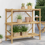 Hylle 3 Etasjer 100X40X90 Cm Bambus