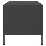 Salongbord Svart 68X50X50,5 Cm Stål