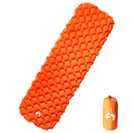 Oppblåsende Campingmadrass For 1 Person Oransje 190X58X6 Cm