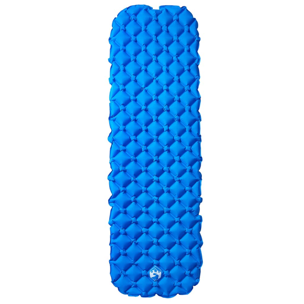 Oppblåsende Campingmadrass For 1 Person Blå 190X58X6 Cm
