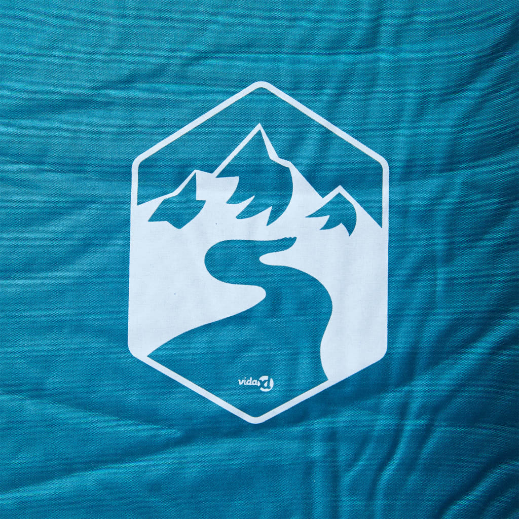 Selvoppblåsende Campingmadrass Med Pute For 1 Person Oransje