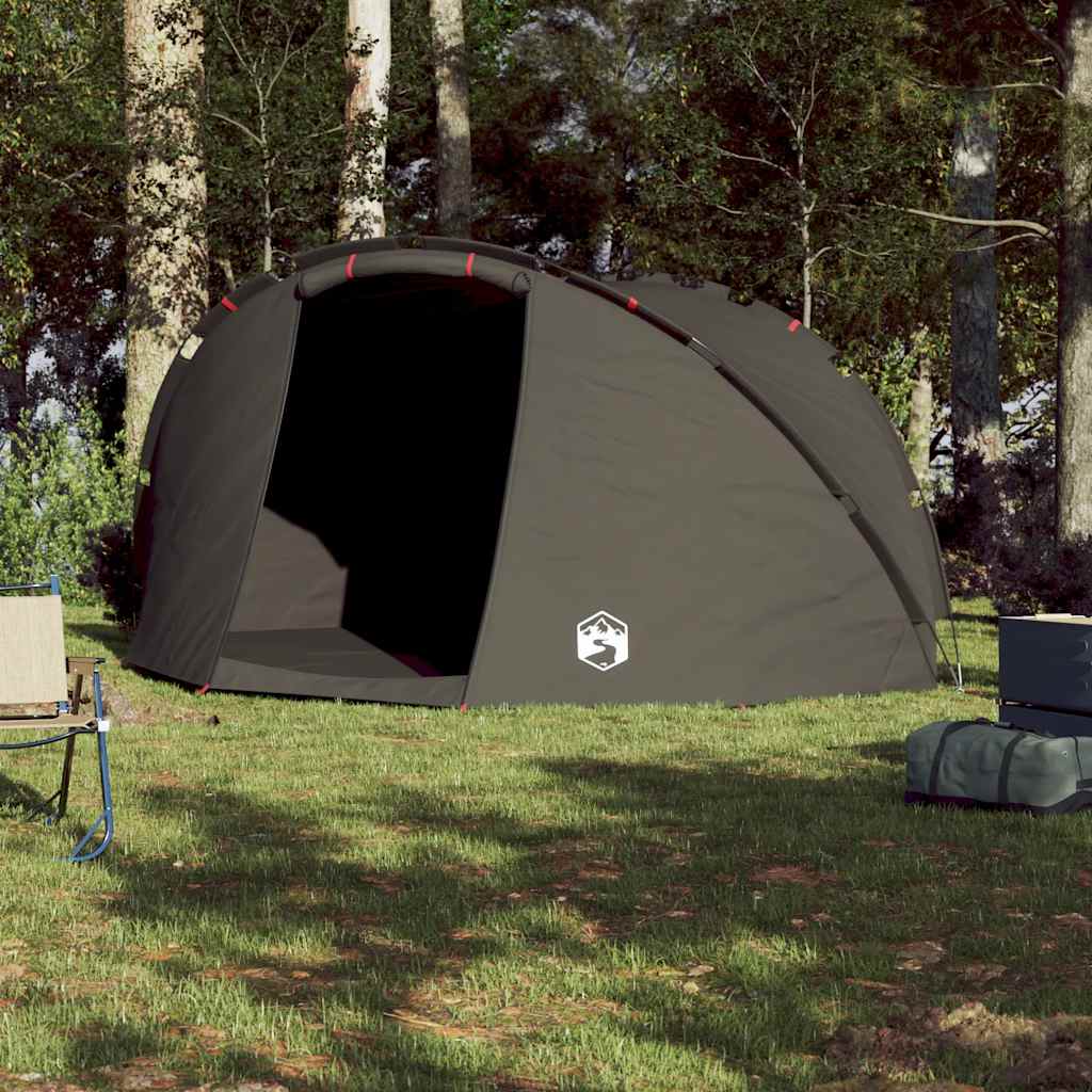 Campingtelt 5 Personer Brun Vanntett