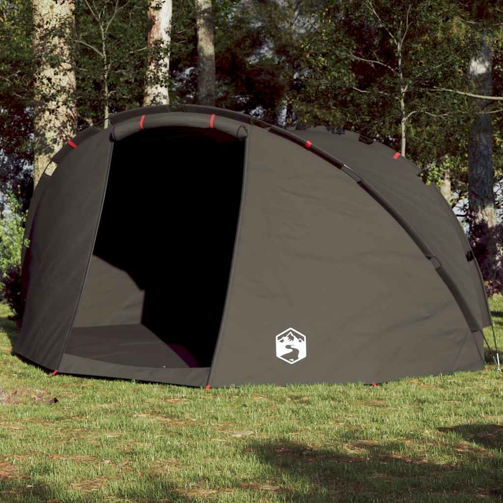 Campingtelt 5 Personer Brun Vanntett
