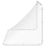 Fotballmål Hvit 122X81X81 Cm Stål