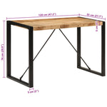 Spisebord 120X55X76 Cm Grov Heltre Mango