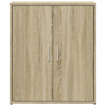 Skjenker 2 Sonoma Eik 60X31X70 Cm Konstruert Tre