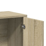Skjenker 2 Sonoma Eik 60X31X70 Cm Konstruert Tre