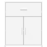 Skjenker 2 Hvit 60X31X70 Cm Konstruert Tre