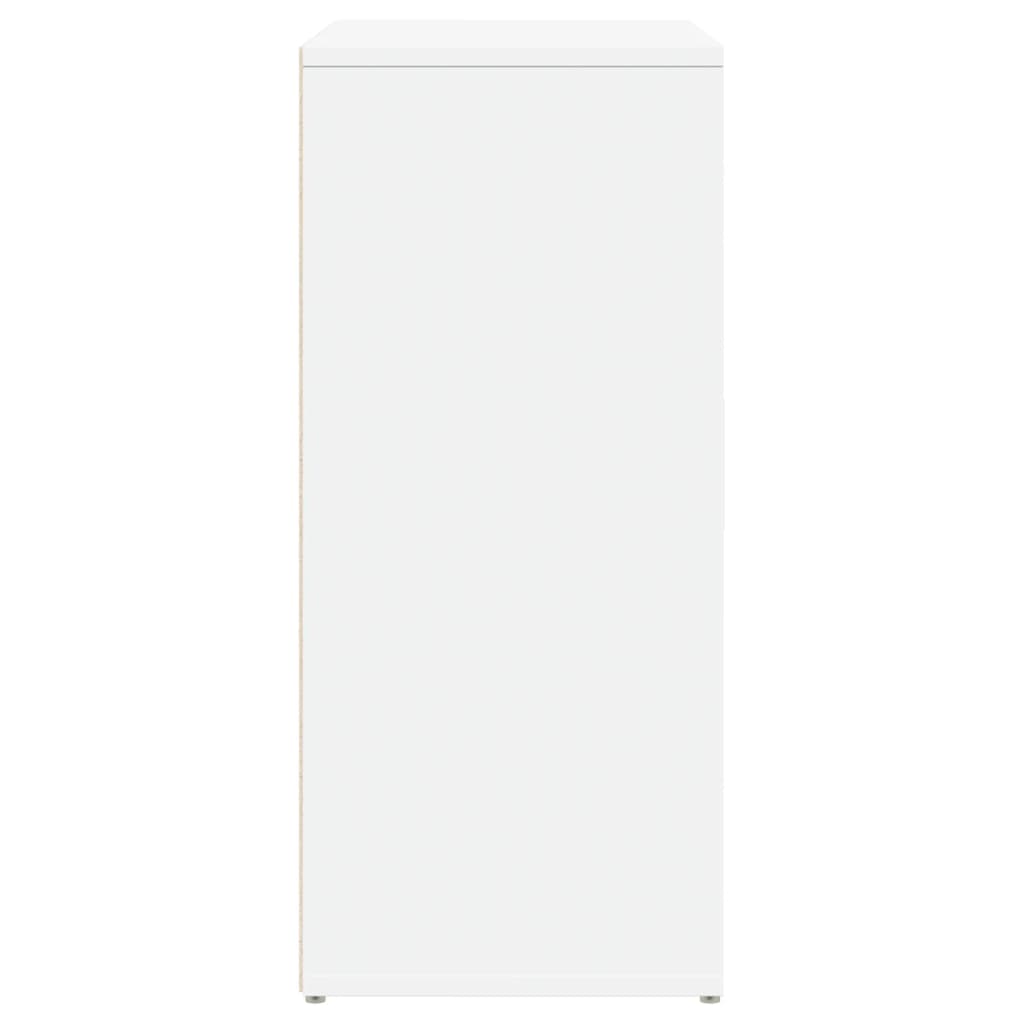 Skjenker 2 Hvit 60X31X70 Cm Konstruert Tre