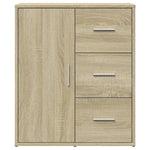 Skjenker 2 Sonoma Eik 60X31X70 Cm Konstruert Tre