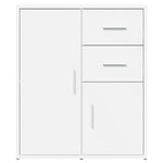 Skjenker 2 Hvit 60X31X70 Cm Konstruert Tre