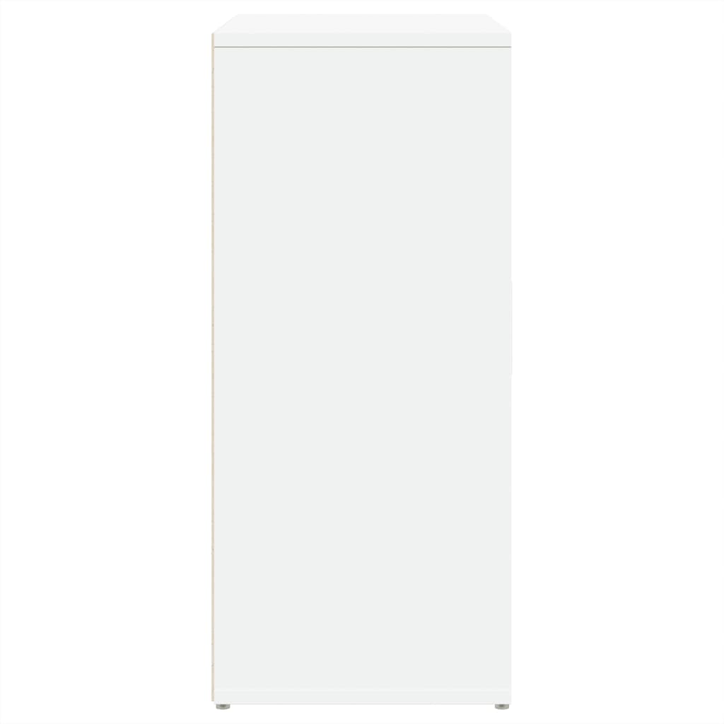 Skjenker 2 Hvit 60X31X70 Cm Konstruert Tre