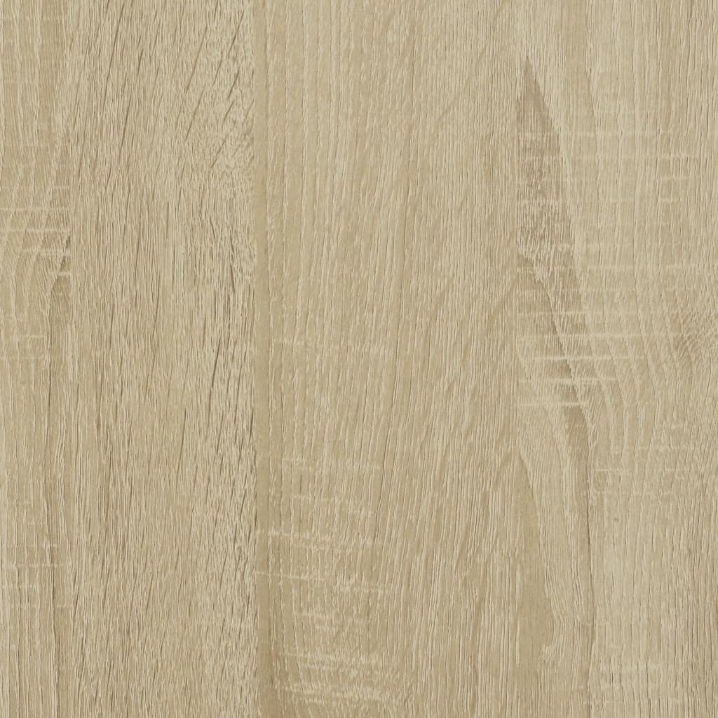 Highboard Sonoma Eik 80X35X180 Cm Konstruert Tre