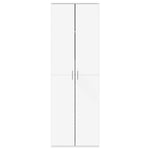 Highboard Hvit 60X35X180 Cm Konstruert Tre