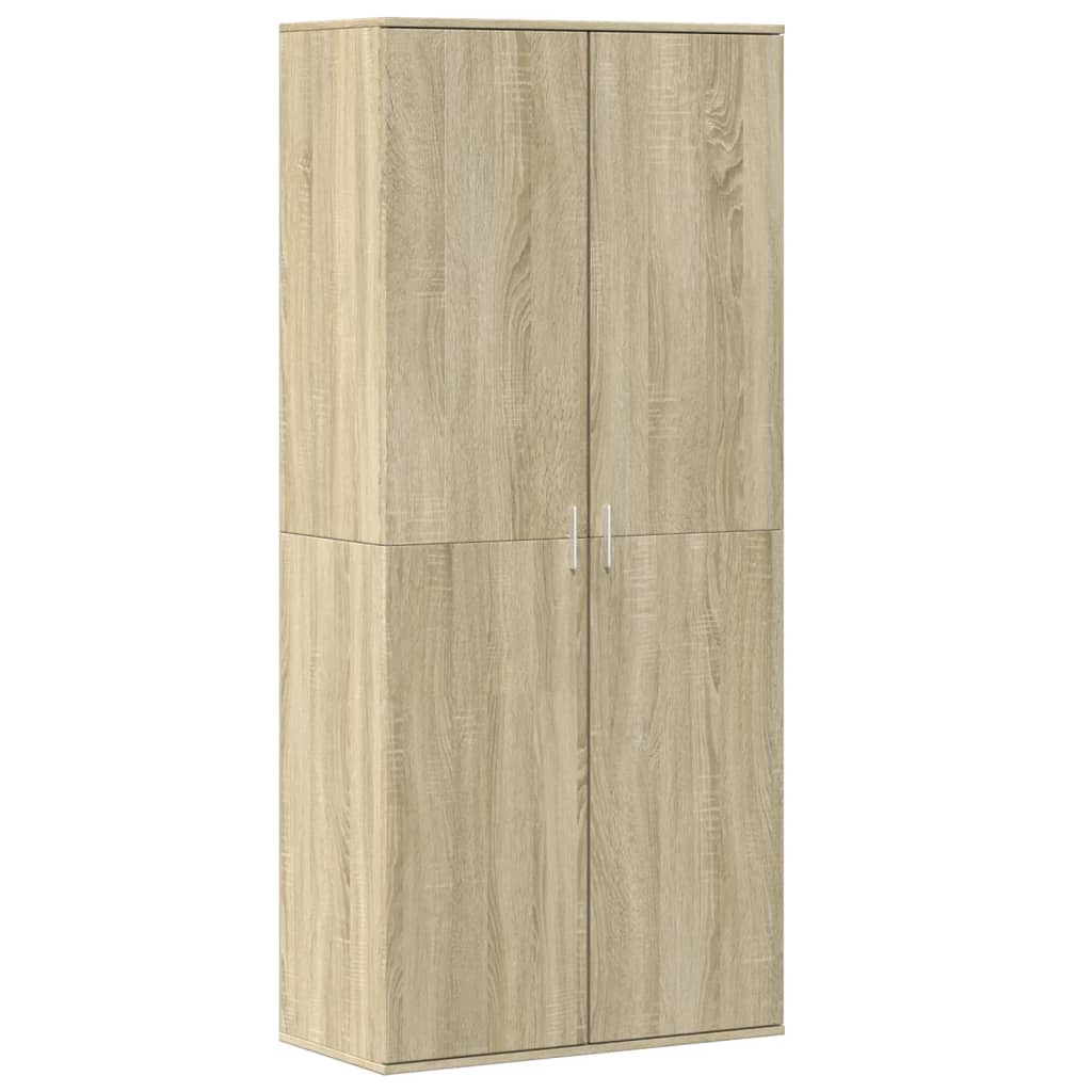 Skoskap Sonoma Eik 80X39X178 Cm Sponplate