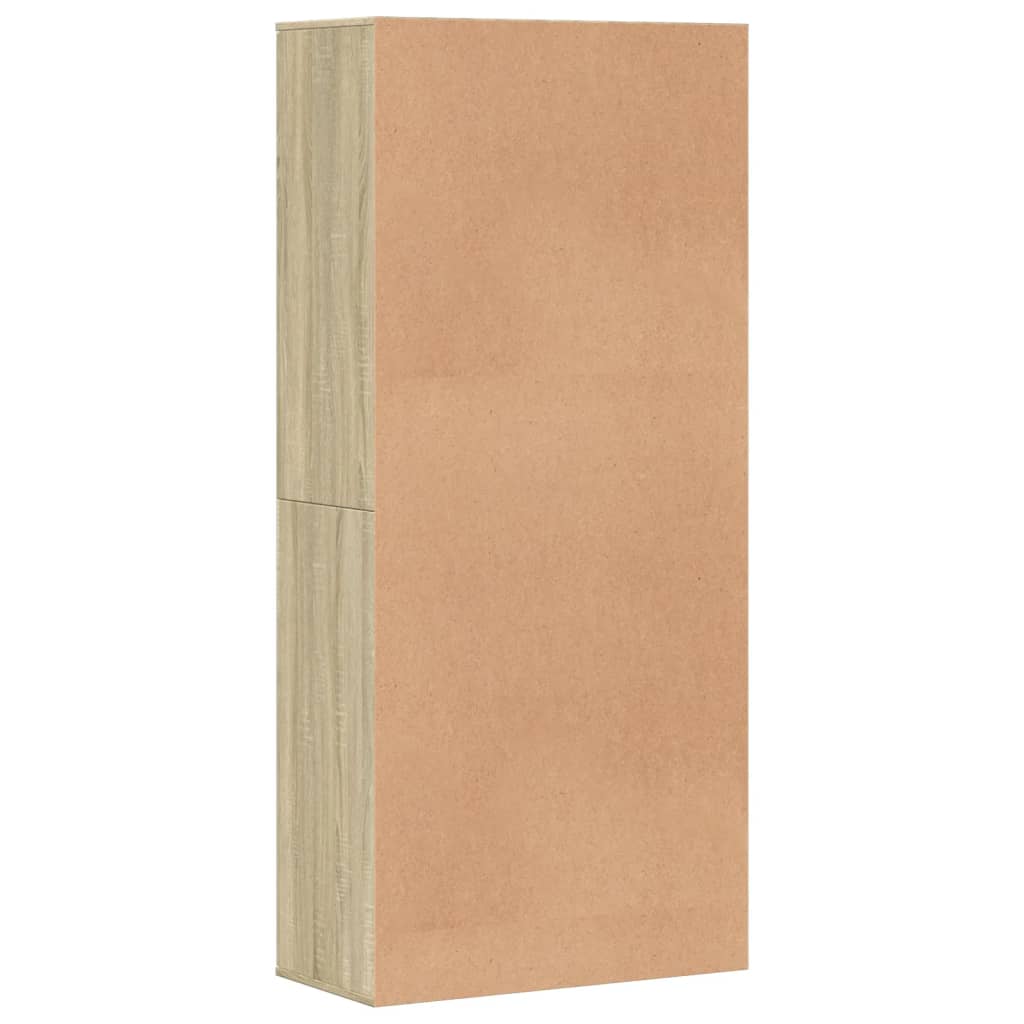 Skoskap Sonoma Eik 80X39X178 Cm Sponplate
