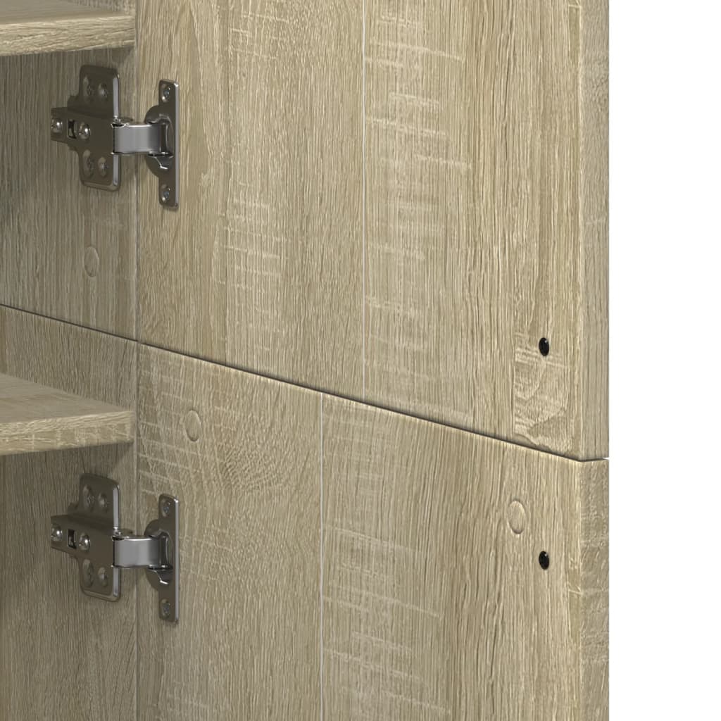 Skoskap Sonoma Eik 80X39X178 Cm Sponplate