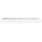 Sengeramme Hvit 140X200 Cm Konstruert Tre