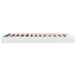 Sengeramme Hvit 100X200 Cm Konstruert Tre
