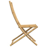 Sammenleggbare Hagestoler 4 Stk 46X66X99 Cm Bambus