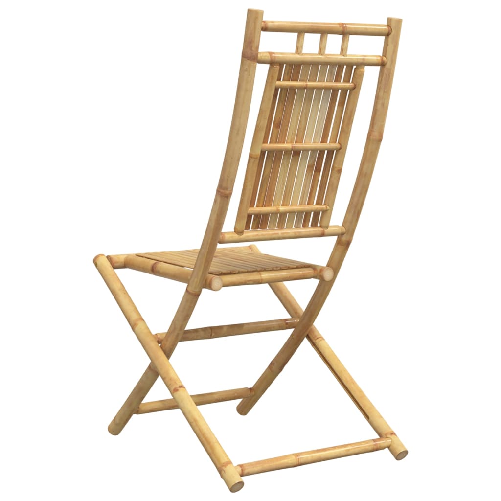 Sammenleggbare Hagestoler 6 Stk 46X66X99 Cm Bambus