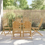 Sammenleggbare Hagestoler 6 Stk 46X66X99 Cm Bambus