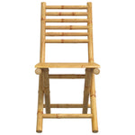Sammenleggbare Hagestoler 4 Stk 43X54X88 Cm Bambus