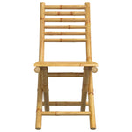 Sammenleggbare Hagestoler 6 Stk 43X54X88 Cm Bambus